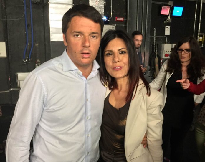 Daniela Sbrollini con Matteo Renzi