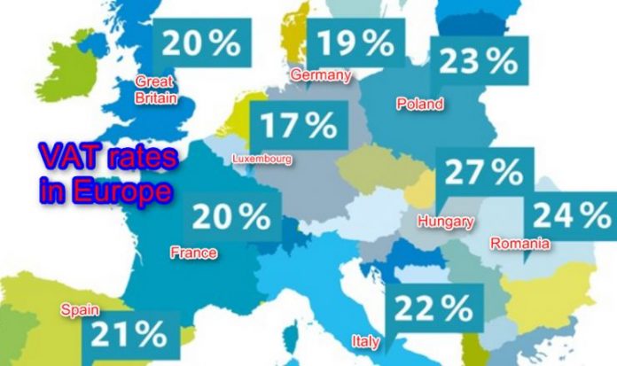 Tassi Iva in Europa