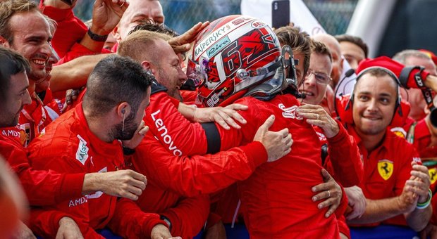 Vince la Monza la Ferrari con Leclerc