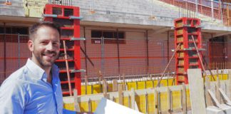 Stadio Menti, in curva azzurra si lavora alla piattaforma per le persone con disabilità