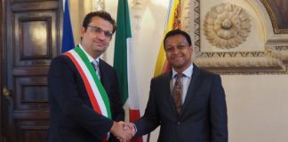 Il console generale dell’India in visita a palazzo Trissino
