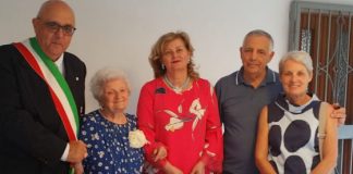 Il consigliere Danchielli ha festeggiato la concittadina centenaria Luciana Carboniero