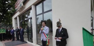 Inaugurata la sede degli alpini all’ex Caffè Moresco