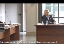 Processo BPVi 26 settembre ad “aula vuota”, Gatti (Bce) in video, parte 2 su “pervasività” della mala gestio. Nello sfondo… il ruolo di Bankitalia