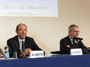 Al convegno sui minibot gli onorevoli Zanettin e Borghi