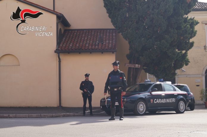 Carabinieri in azione a Bassano