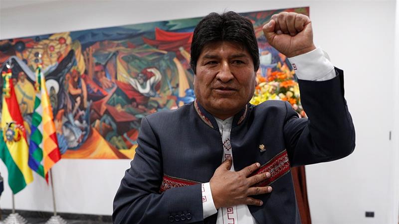Evo Morales, presidente eletto della Bolivia