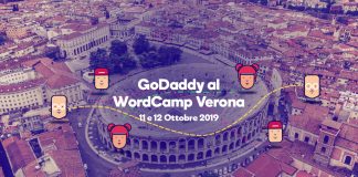 WordCamp Verona 2019 dedicato a WordPress: Godaddy è lo sponsor dell’evento che si terrà l’11 e 12 ottobre Wordcamp Verona 2019 con Godaddy come sponsor
