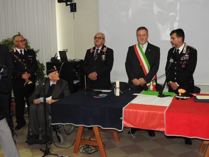 Giacomo Puppini, vice brigadiere centernario a Piovene Rocchette