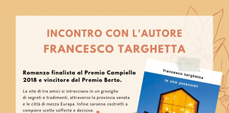 Incontro in biblioteca di Montecchio Maggiore con lo scrittore Francesco Targhetta