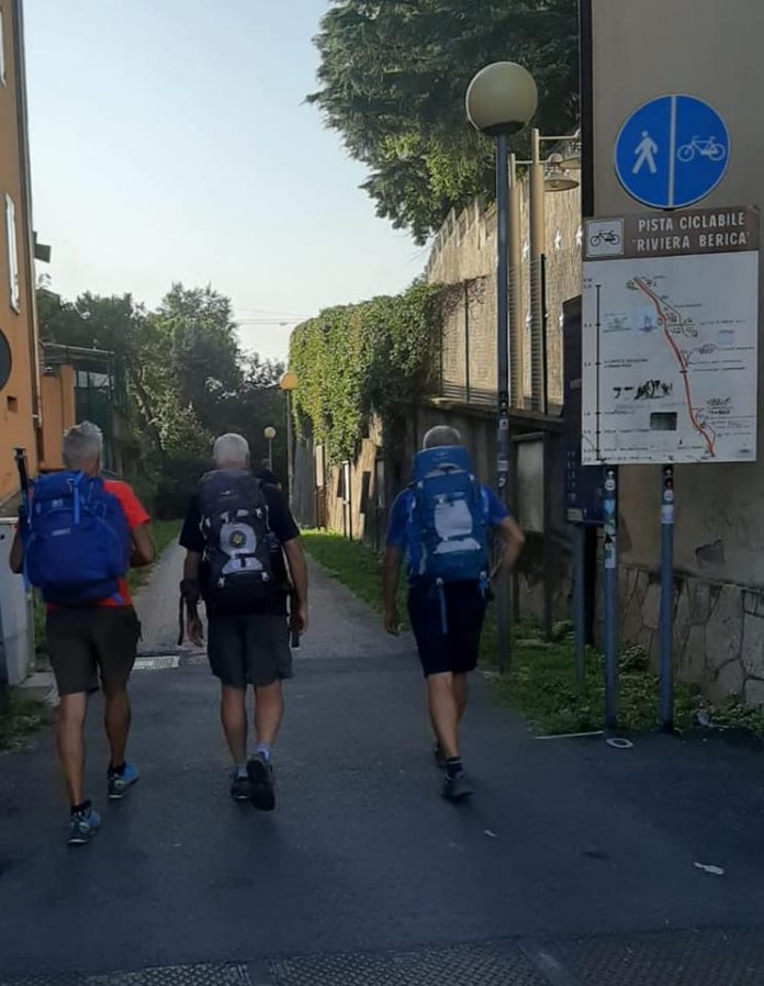 Via Francigena, Lucio Zaltron in viaggio da Vicenza a Roma (tappa 1)