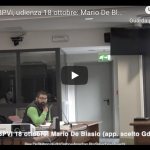 Processo BPVi 18 ottobre, Mario De Blasio (GdF) in video: ritrovato unico audio (bomba) dei comitati di direzione… quindicinali. Grazie a Sommella e Cauduro? Al processo BPVi depone Mario De Blasio (appuntato scelto GdF Vicenza)