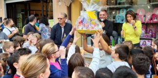 Il vicesindaco Tosetto e l’assessore Tolio all’8^ edizione di “Piazzetta Gioia”