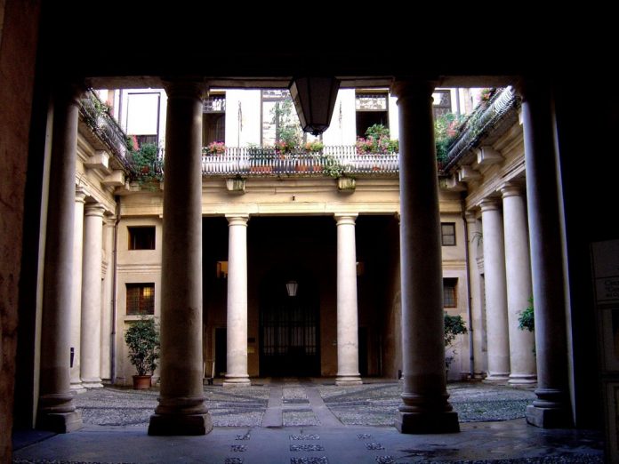 cortile palazzo Trissino