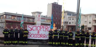 Sciopero generale dei Vigili del Fuoco, 85% di adesioni a Vicenza: “apprezzati dai cittadini, trascurati dalla politica” VVF (Vigili del Fuoco) in sciopero