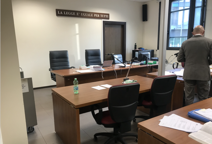 Processo Sorato, aula udienza preliminare