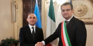 Il sindaco Rucco ha ricevuto l’ambasciatore dell’Arzerbaigian