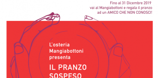 Pranzo sospeso all’Osteria Mangiabottoni