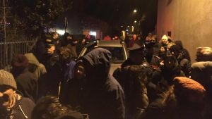 Manifestazione a Bussoleno contro l'arresto di Nicoletta Dosio