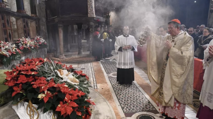 Messa del giorno di Natale, omelia del Patriarca Francesco Moraglia (foto 2018)