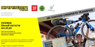Giovedì 5 presentazione video-fotografica della ciclista vicentina Laura Ceccon