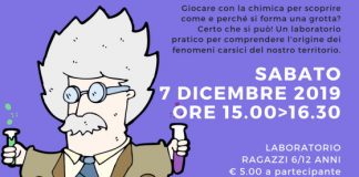 Al Museo naturalistico archeologico sabato 7 dicembre “Il carsismo…in laboratorio!”
