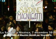Sardine a Vicenza in video e foto: in 12mila per gli organizzatori si danno appuntamento a Venezia e a Roma per Sardina Day