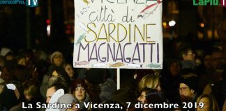 Sardine a Vicenza in video e foto: in 12mila per gli organizzatori si danno appuntamento a Venezia e a Roma per Sardina Day