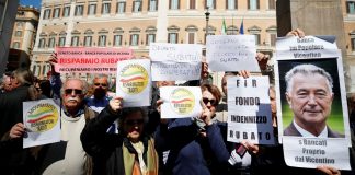 Dalla Banca Popolare di Vicenza a quella Bari: su Il Fatto Quotidiano la ragnatela di connessioni Fir, manifestazione risparmiatori delle banche venete