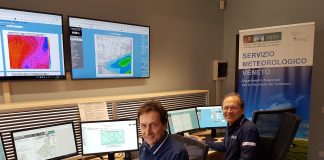 Meteo Veneto: tempo in miglioramento, in alcune zone persiste l’allerta idraulica gialla Sala meteo Arpav