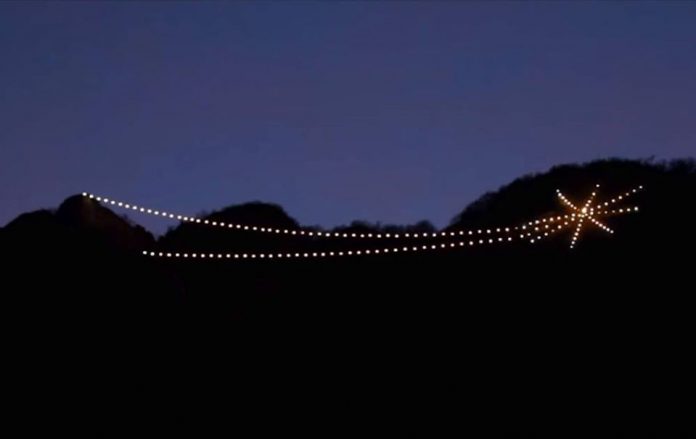 Stella di Natale e cielo sereno a Torrebelvicino