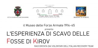 Montecchio Maggiore: L’esperienza di scavo delle fosse di Kirov raccontata dai volontari dell’Italian Recovery Team