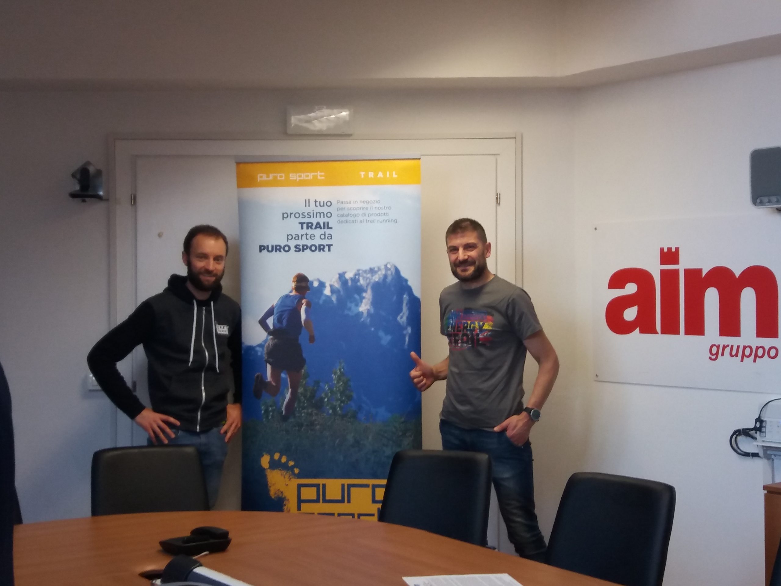 Gli organizzatori della quinta edizione di Aim Energy Trail