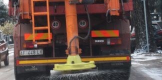 Temperature rigide, Aim Amcps impegnata nella salatura delle strade