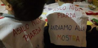 Dodici bambini del nido Piarda in visita alla mostra su Kandinskij