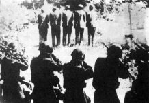 Foibe e non concessione di villa Lattes per incontro a Vicenza con Kersevan, Ciro Asproso: uso proprietario dello spazio pubblico Foibe, l'antefatto: soldati italiani fucilano partigiani jugoslavi