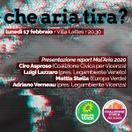 Che Aria tira? Incontro pubblico a Villa Lattes con prima iniziativa congiunta Verdi – Coalizione Civica. Che aria tira