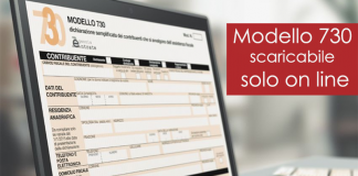730: modello scaricabile solo on line