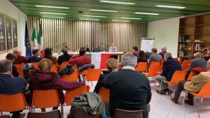 I presenti all'incontro sul lavoro tra sindacati e Pd provinciale di Vicenza.