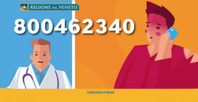 Numero verde regione Veneto per Coronavirus