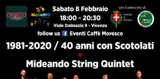 Al Caffè Moresco, 1981-2020 / 40 anni con Scotolati, sabato 8 febbraio dalle 18