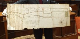 Biblioteca Bertoliana, il Lions Club Vicenza Host restaura un’importante mappa di Dueville