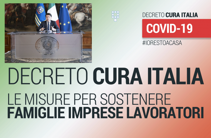 Decreto Marzo Cura Italia illustrato da Giuseppe Conte