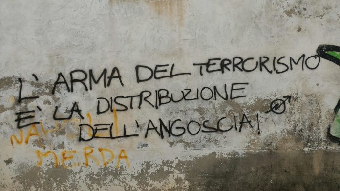 Anarchici a Vicenza: angoscia è l'arma del terrorismo