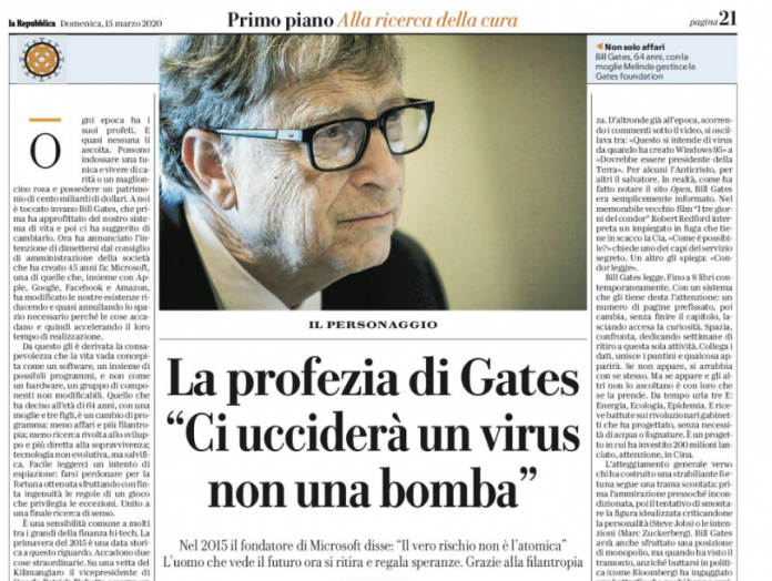 Bill Gates, la Repubblica