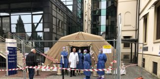 Villa Berica, si perde mentre cerca parcheggio: ritrovato ore dopo in stato confusionale Tenda triage- Villa Berica