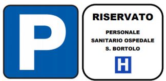 Coronavirus: al parcheggio dell’ospedale posti auto riservati al personale sanitario