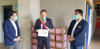 Coronavirus, arrivato a Venezia un nuovo carico di mascherine donato dalla città cinese di Suzhou