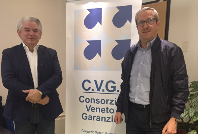 Consorzio Veneto garanzie per Coronavirus: da sx pres. Citron, vice Caldart