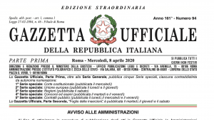 Decreto liquidità sulla Gazzetta Ufficiale dell'8 aprile 2020